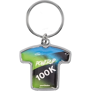 Metall-Schlüsselanhänger Team Shirt