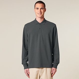 Stanley & Stella Prepster 2.0 Unisex Long Sleeve Polo - anthracite