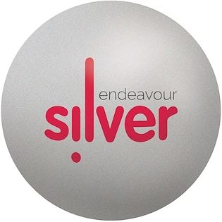 Stressball Fletch - silber