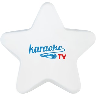 Stressball Star - white