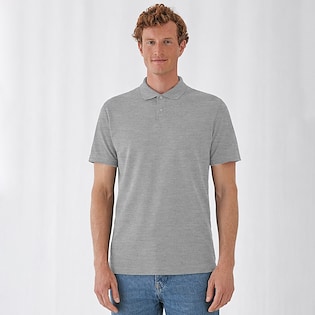 B&C Polo Shirt 001 - heather grey