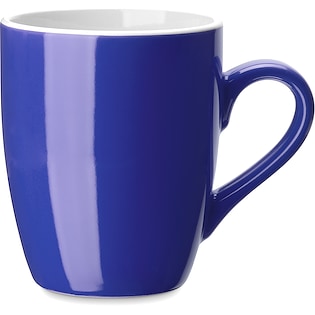 Steingutbecher Extra - blue/ white