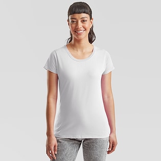 Fruit of the Loom Lady-fit Valueweight T - white